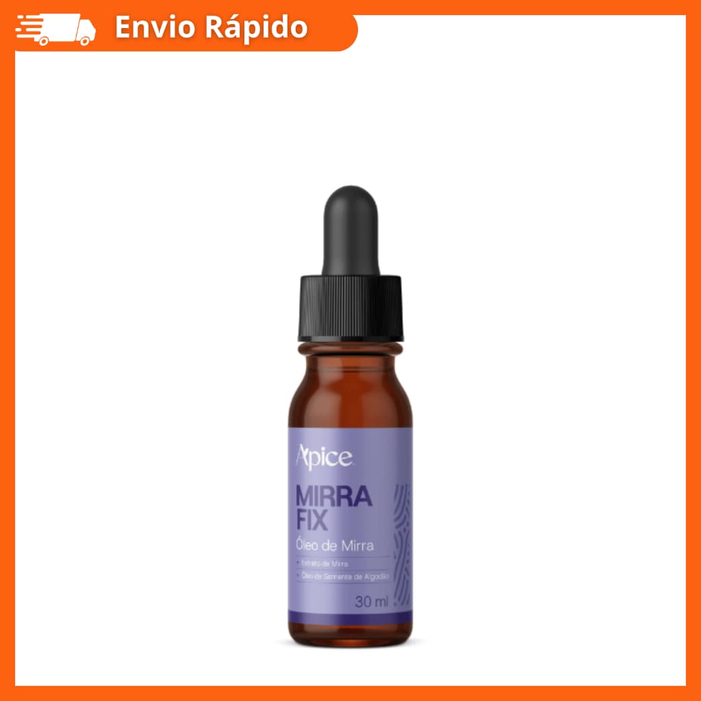 Óleo Mirrafix 30ml Mirra Apice Apse Cachos Hidratação Crespo Power Finalizador Capilar Anti frizz