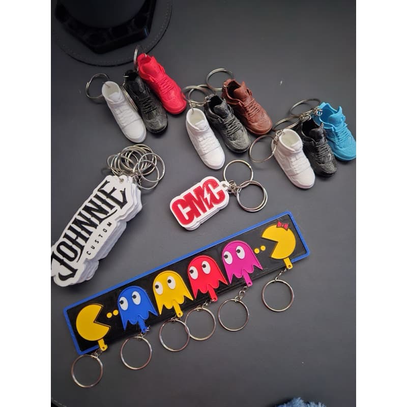 Chaveiro Personalizado em 3D | Nome, Time, Aniversário e Temas Exclusivos
