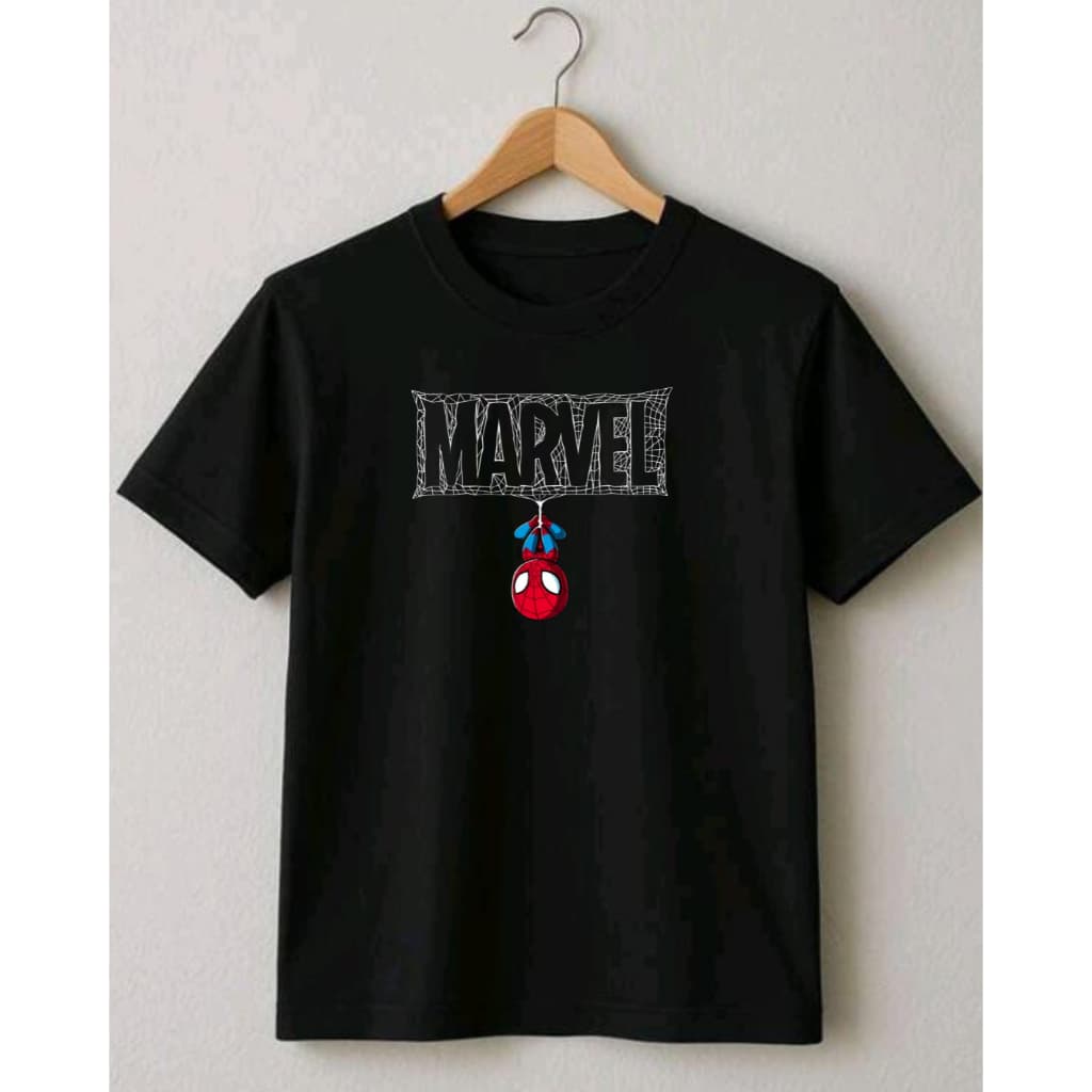 Camiseta Infantil Aranha 100% Algodão