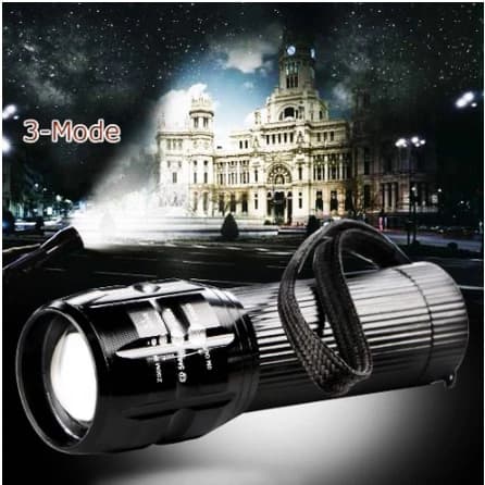 Lanternas Led Q5 Caminhada Pesca Camping Escoteiros A Pilhas HX-20
