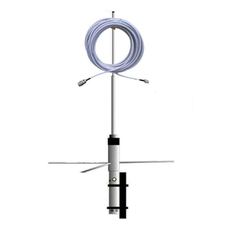 antena plano terra Fm  ajustável  de 87 A 108mhz pra  transmissores fm + cabo pronto