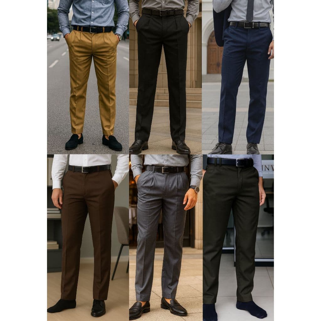 Calça Masculina Social Reta Promoção Casamento Trabalho Envio Rapido