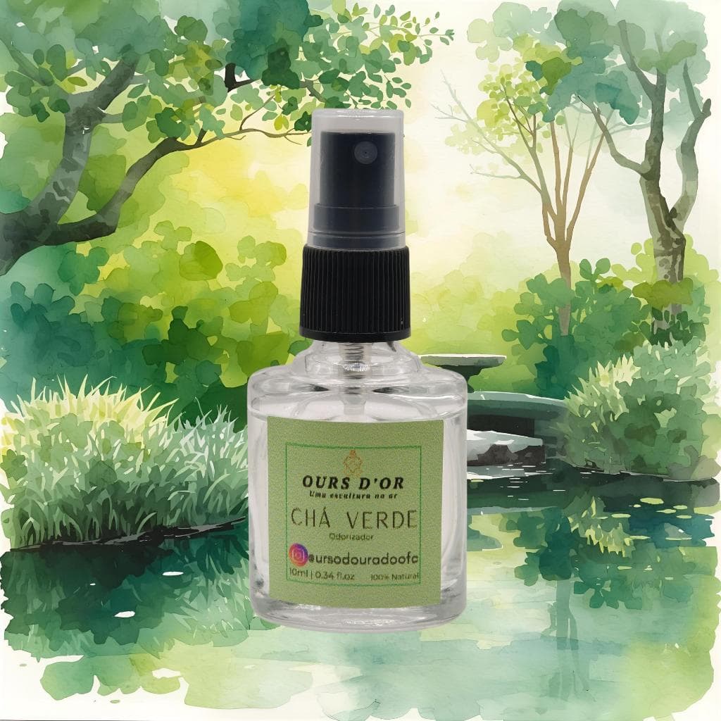 Odorizador 10 mL Spray Chá verde para viagens