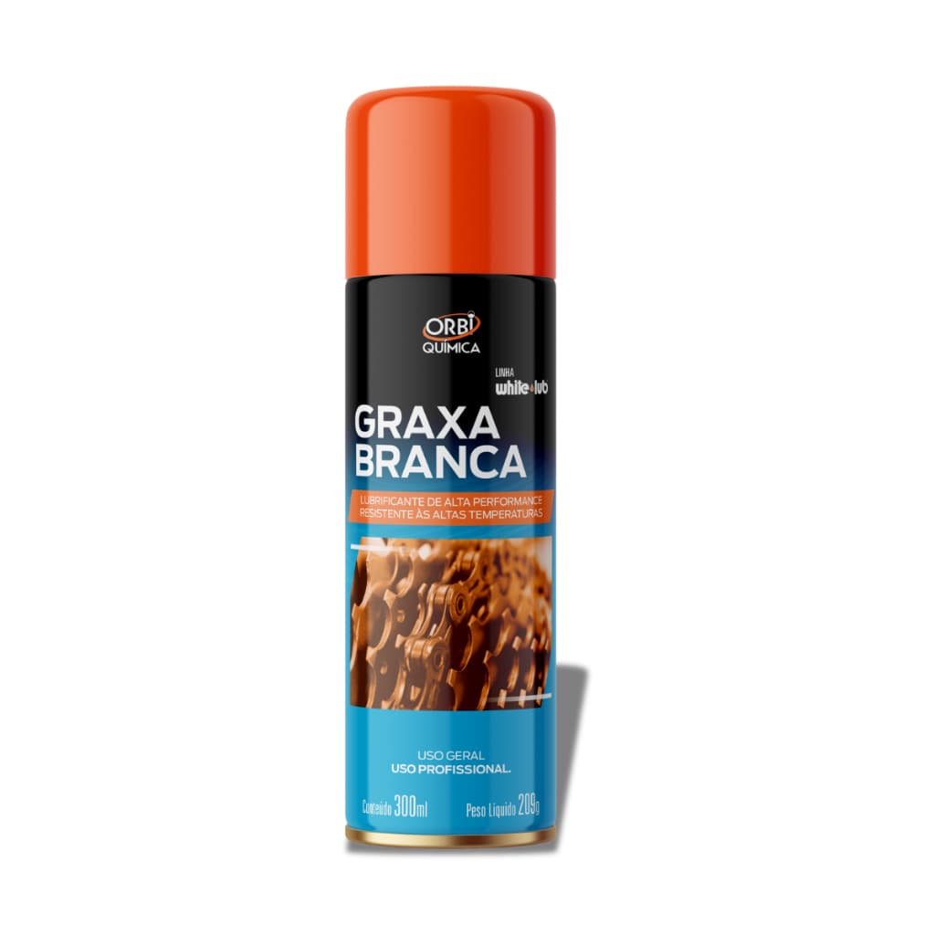 Graxa Spray Branca Litio Orbi Quimica 300ml
