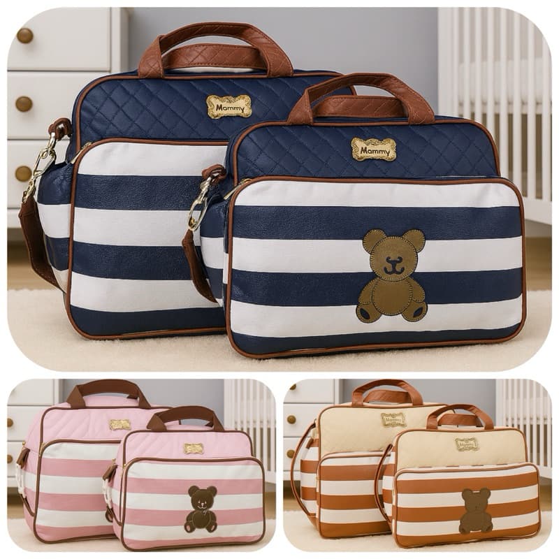 kit sacola Bolsa Saida maternidade menino menina promoção