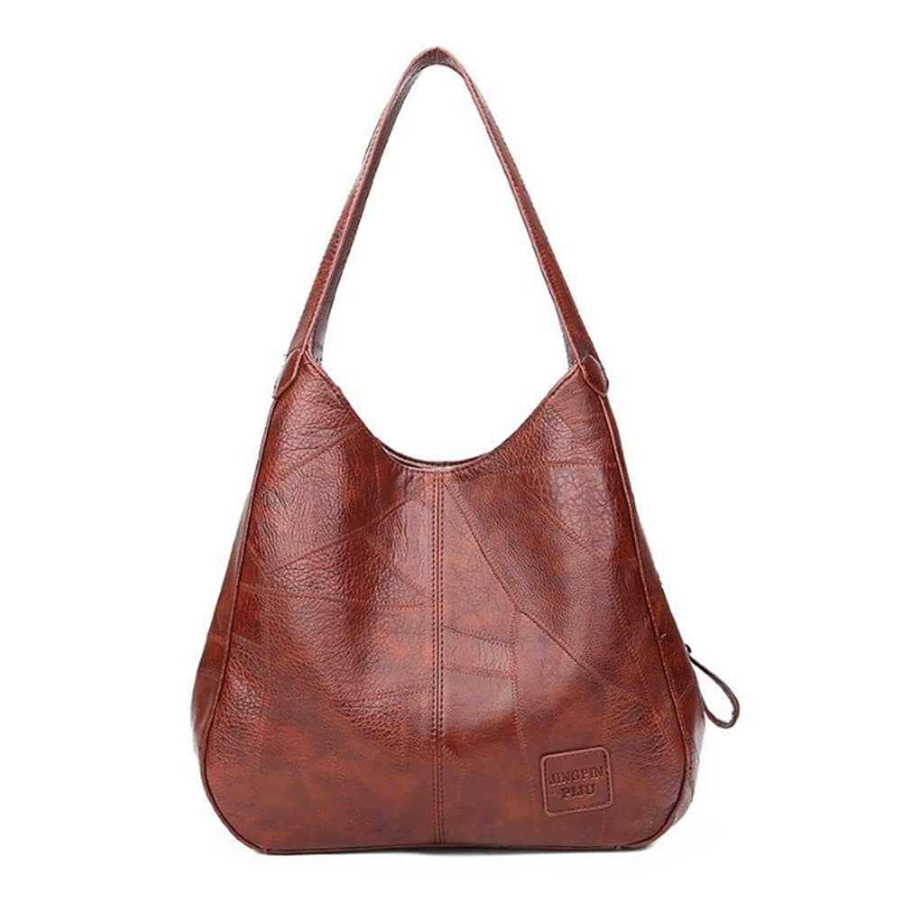 🍧Aislinn Bolsa de ombro feminina, bolsa tote de couro PU de grande capacidade, bolsa transversal impermeável.