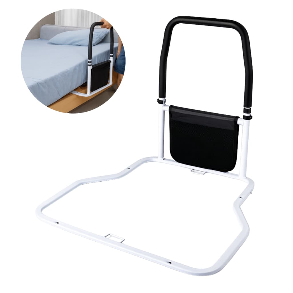 Grade Lateral Dobrável Para Idosos Com Porta Remédio
