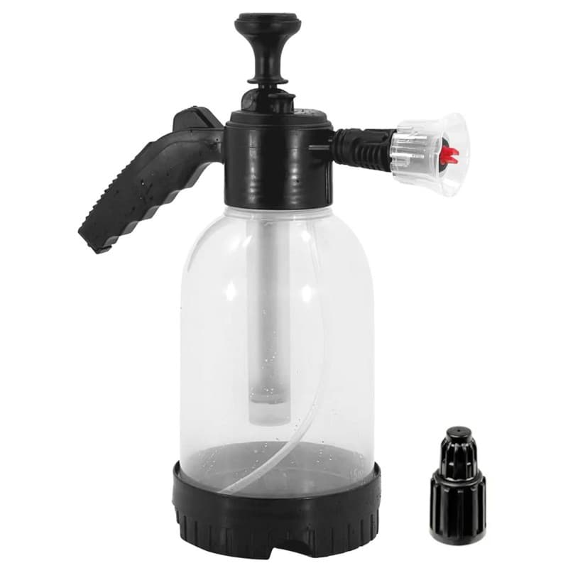 SNOW FOAM /Pulverizador Manual 2L Pressurizado com Bico Regulável e Trava — Pulverizador Jardim, Limpeza e Desinfecção