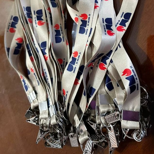 Cordão Personalizado para Crachá 25mm., Cordão para Crachá Com sua Marca, Cordão para Crachá em Promoção (ATACADO)