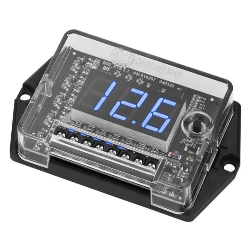 Voltímetro Sequenciador Digital Taramps Automotivo Vts 5.1 Carro Caixa Bob Rack Movel