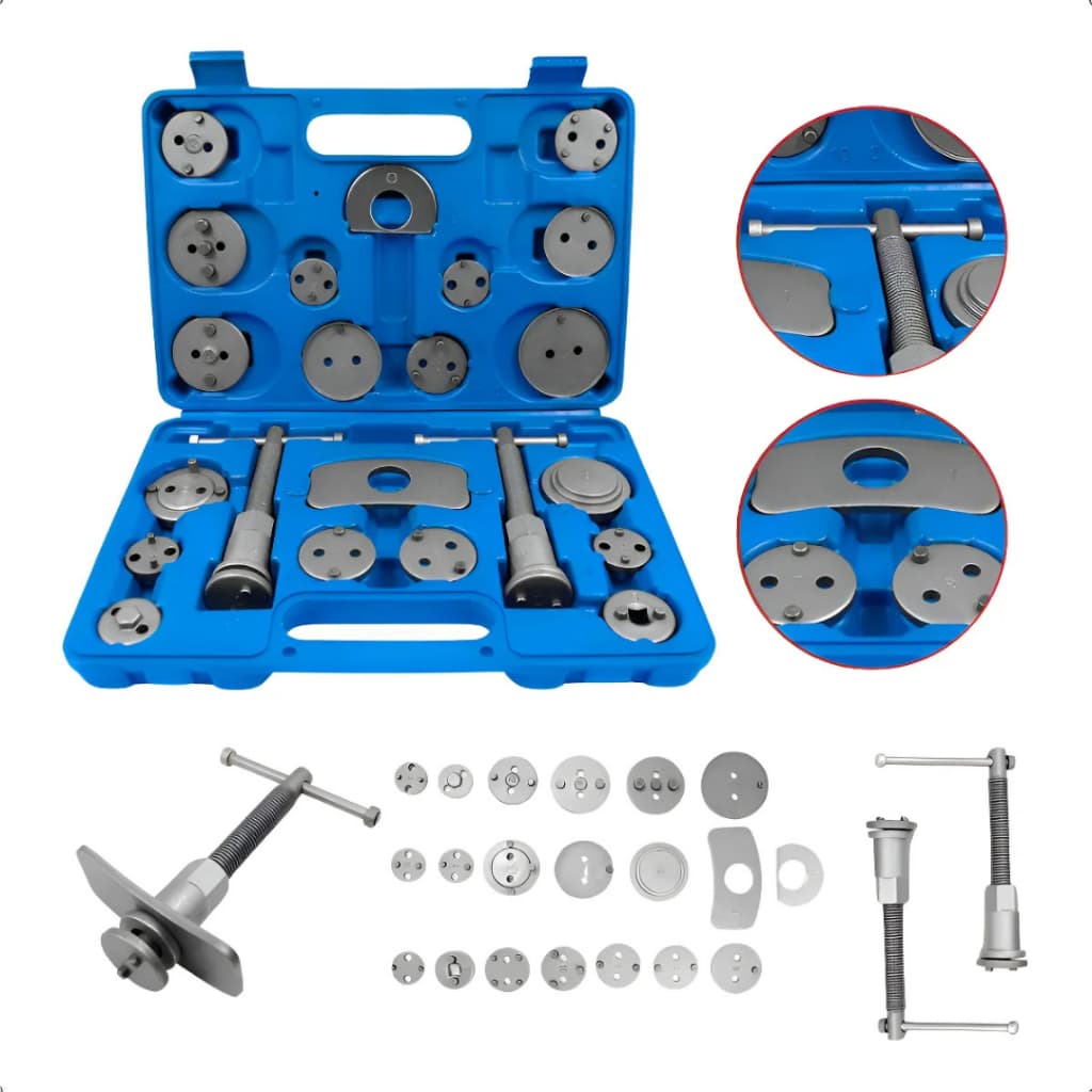 Kit Ferramenta 22 Peças Êmbolos Pinças Freio Traseiro Pistão XHL_ELETRONICOS