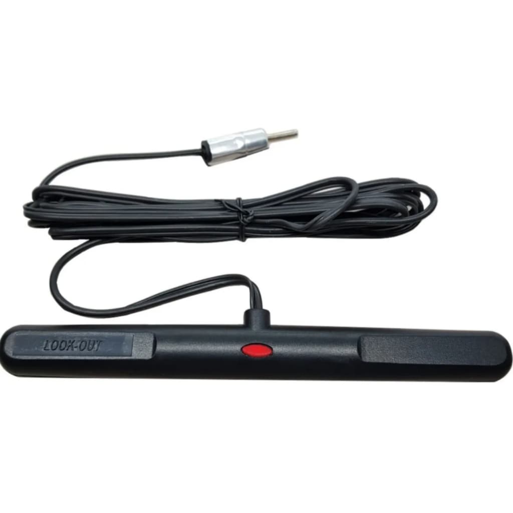 Antena Amplificada Interna Look Out Aplicação Universal com fita dupla face Para-brisa
