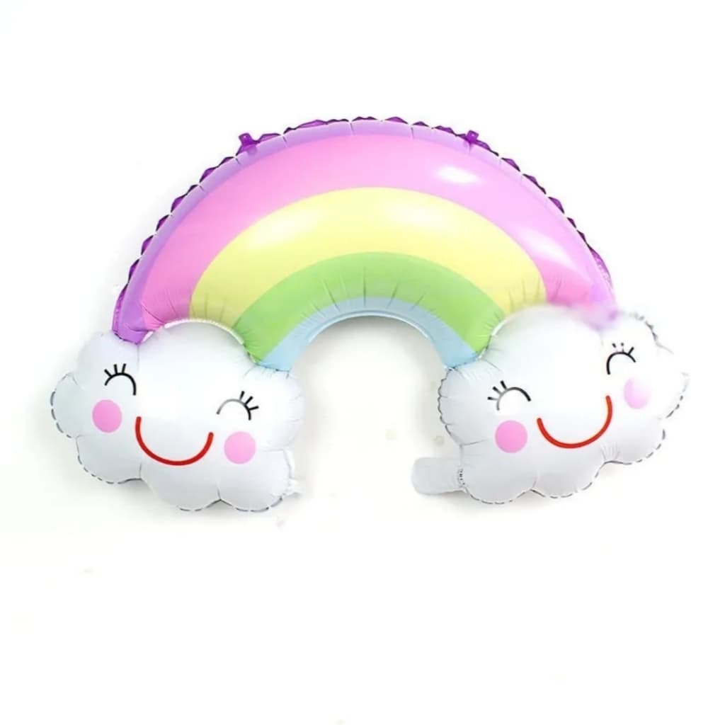 Balões Nuvem Arco-iris 65x91cm balão para festa decoração para festa