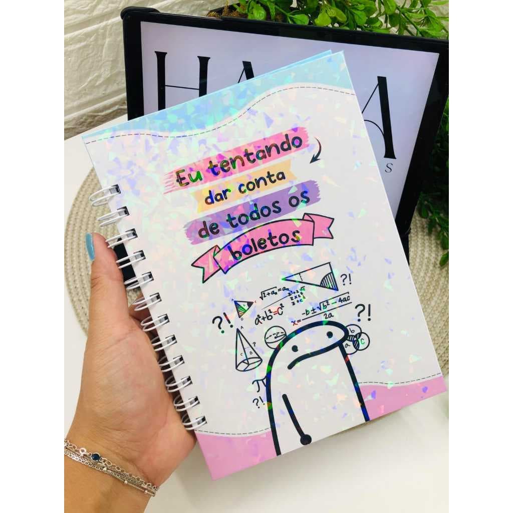 Planner Controle Financeiro Sem Data para Controle de Gastos  -  Personalizado A5