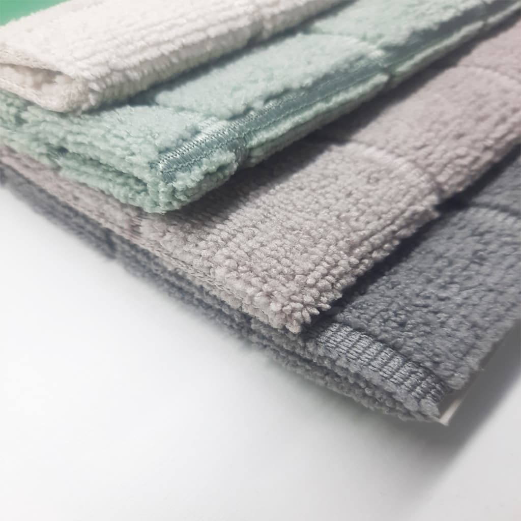 Kit com 4 Panos de Limpeza Multiuso 40 x 30 cm em Microfibra Quadriculado de Alta Absorção, Secagem Rápida e Qualidade