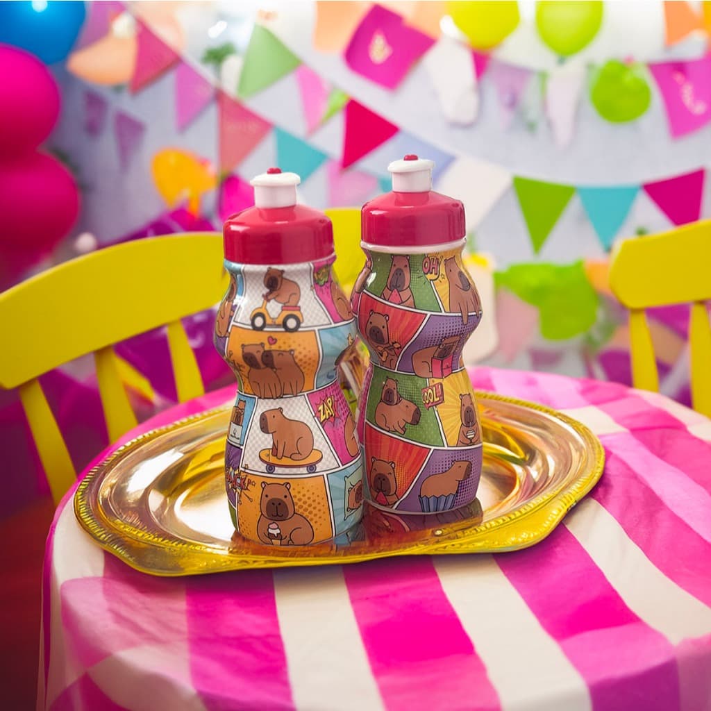 Kit 10 squeeze CAPYBARA capivara infantil lembrancinha festas