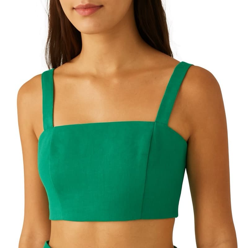 cropped faixa moda gringa no linho