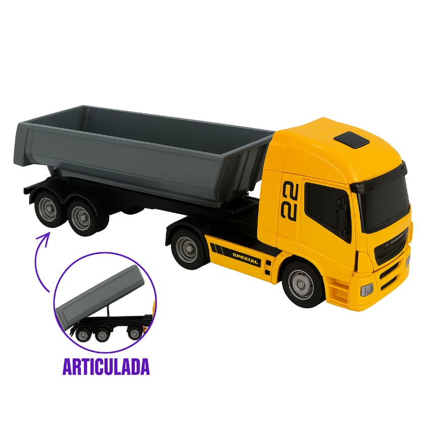 Brinquedo Caminhão Truck  Basculante Iveco 2.5 Edição Especial Original Miniatura - Usual