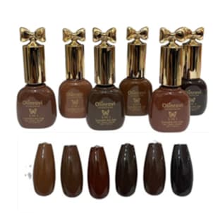 KIT COM 6UNIDADES  ESMALTE EM GEL 3 IN 1 OLINROVI 10ML