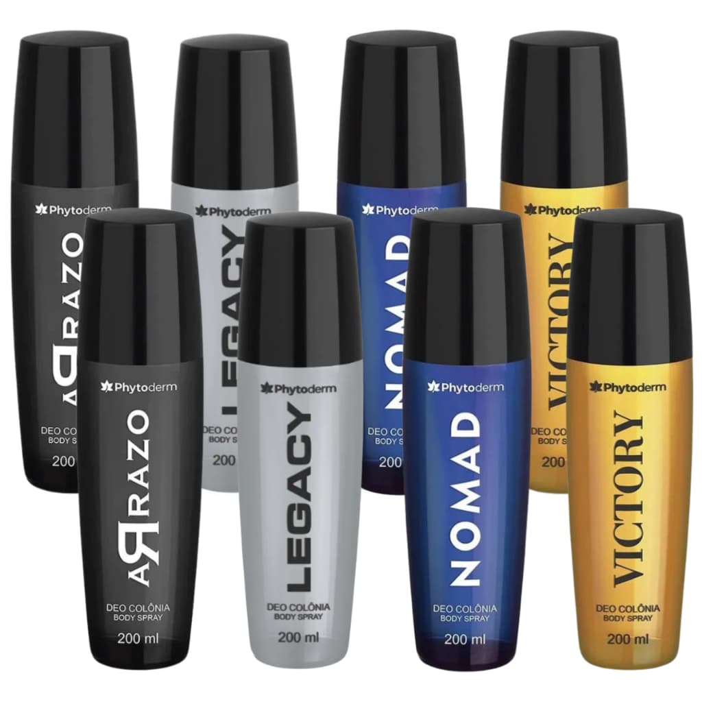 Body Spray Perfume Legacy Nomad Arrazo Victory Phytoderm Masculino - Deo Colônia - 200ml