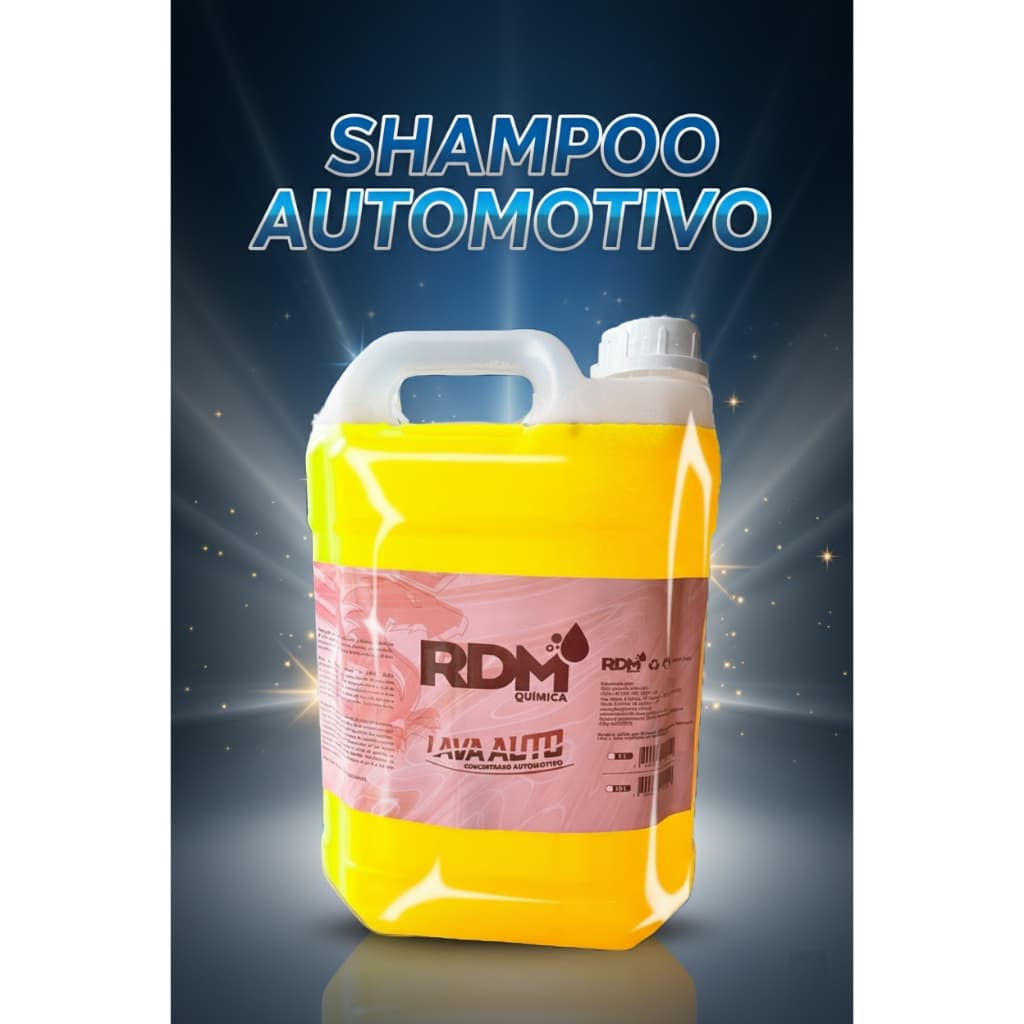 Shampoo Automotivo com Cera de Carnaúba pH Neutro Carro e Moto Espuma Cremosa