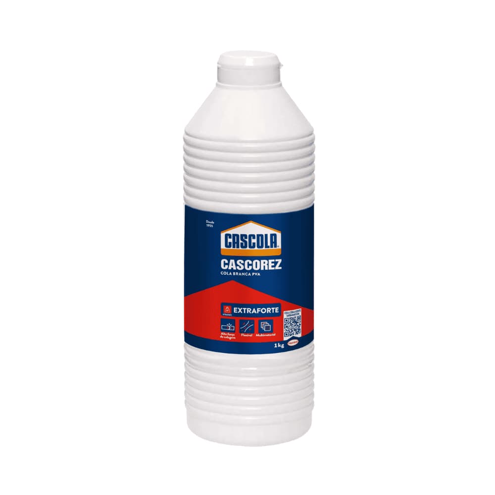 Cola Branca Líquida Cascorez Extraforte Adesivo Pva 1 Kg