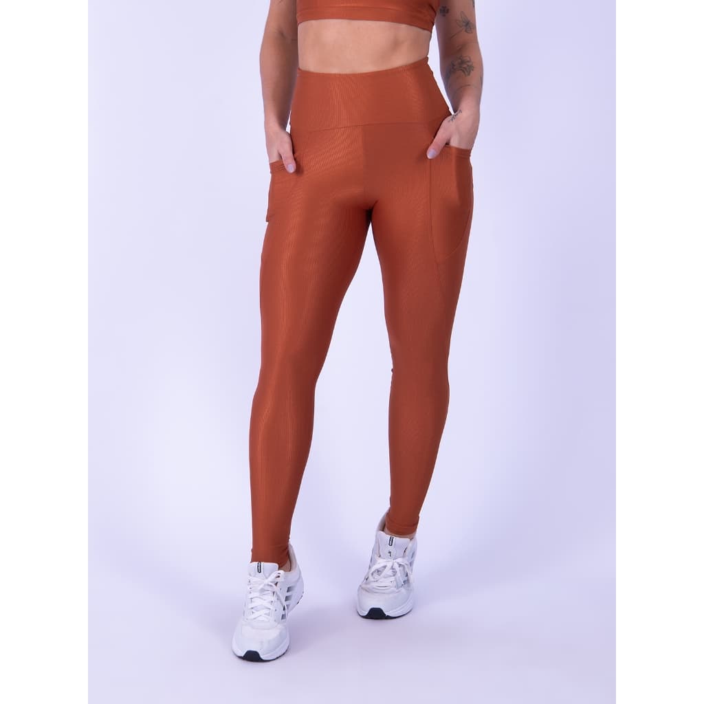 Calça Legging de Poliamida Wonder Lush com Bolso