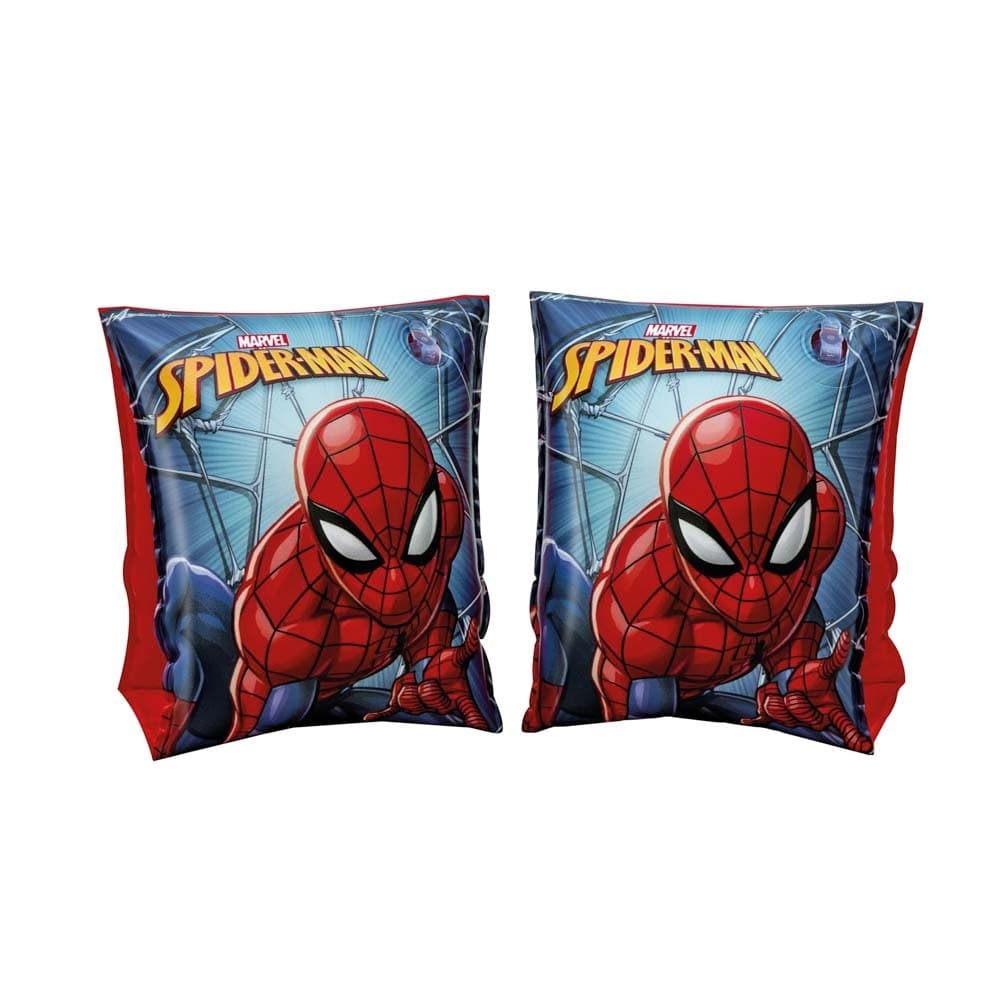 Boia de Braço Infantil Homem-Aranha Mor Inflável para Piscina Até 27kg