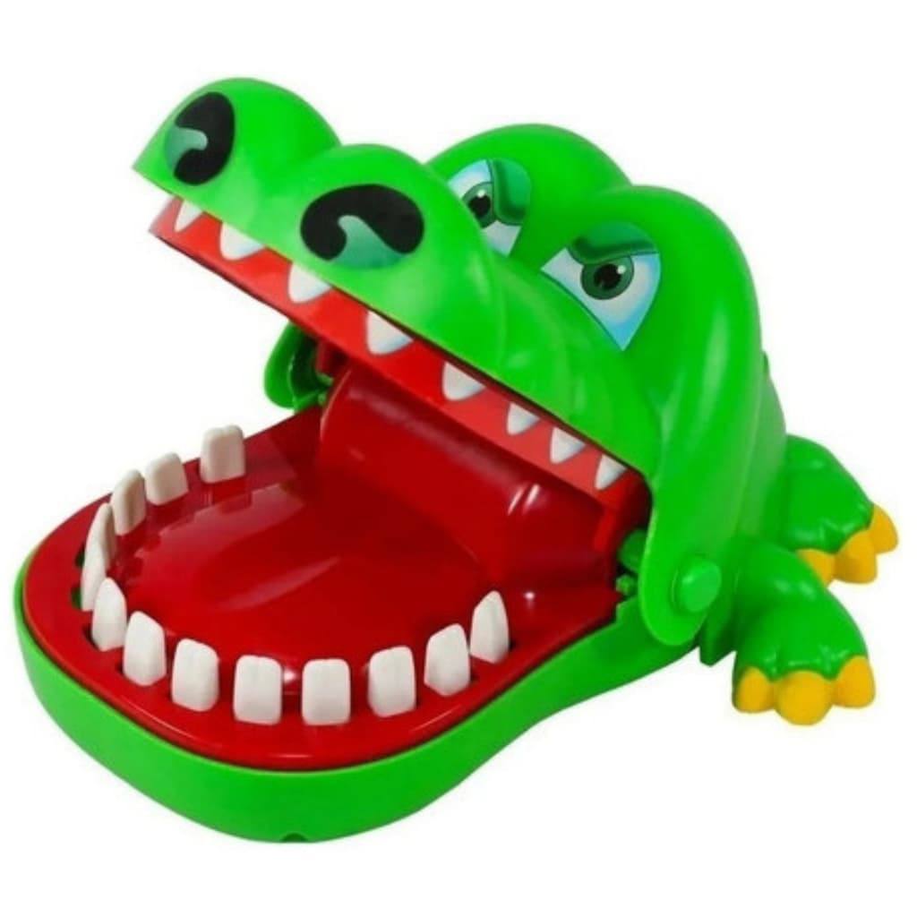 Jogo Jacaré Morde Dedo Crocodilo Dentista Verde