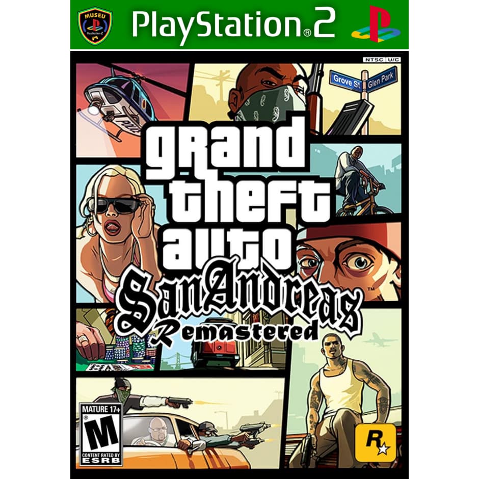 GTA San Andreas Remastered (Repro Game) - Playstation 2