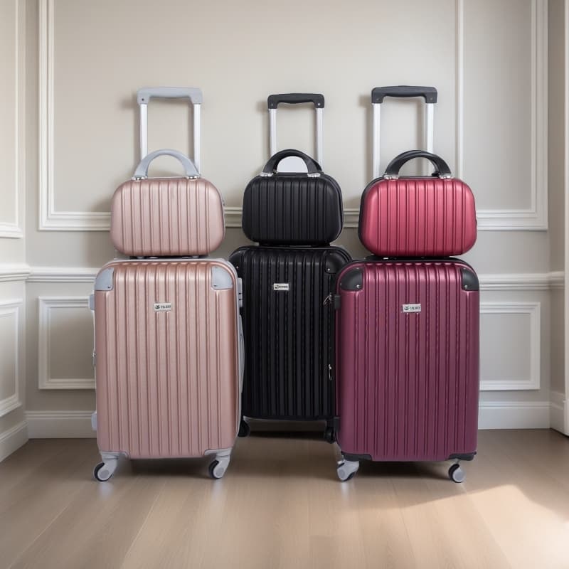 Mala De Bordo +frasqueira  kit  8kg 9kg 10 kg Viagem jia   Rodinhas 360°modelos Cores  Rosa ouro  rodinha duplo