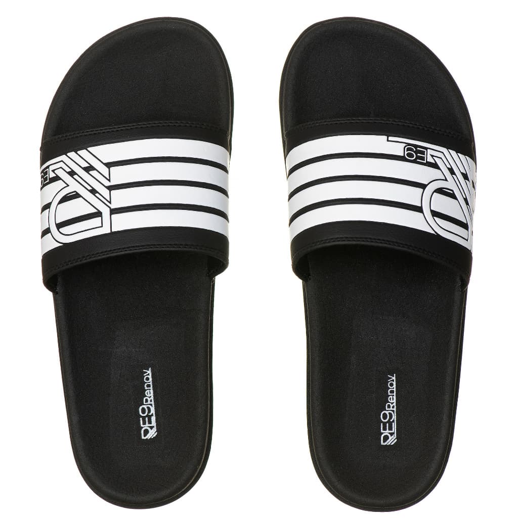 SLIDE CHINELO RE9 4 LISTRA UNISSEX CORES VARIADAS