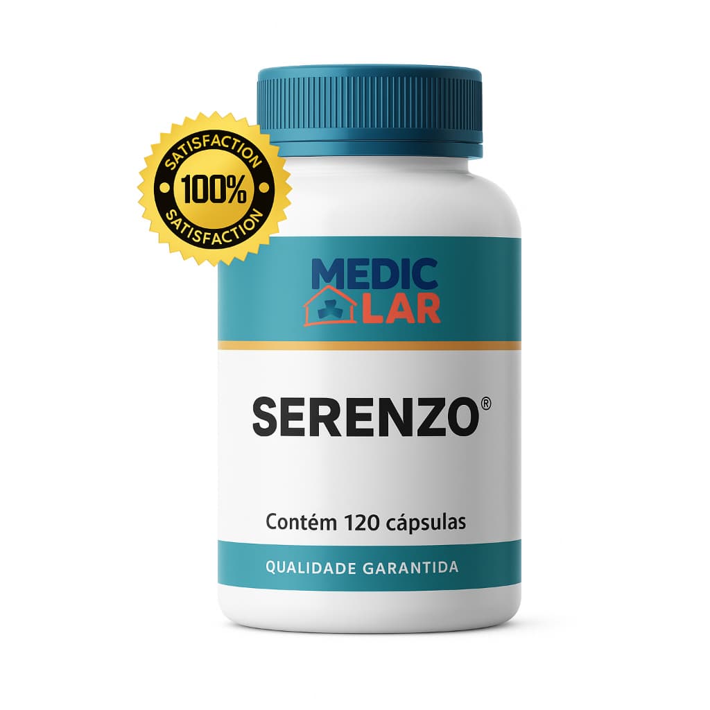 SERENZO® 250mg ORIGINAL COM SELO DE AUTENCIDADE 60 ou 120 Cápsulas