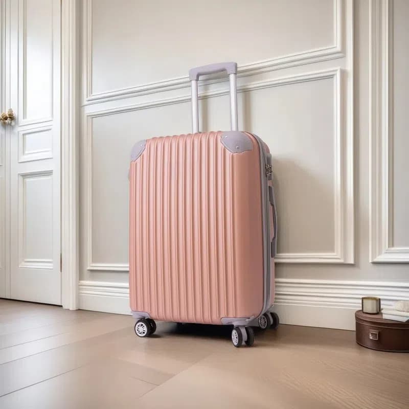 Mala De Bordo 10 kg Viagem Rodinhas 360°modelos + 2023 NOVOS Modelos e Cores  Rosa ouro  rodinha duplo