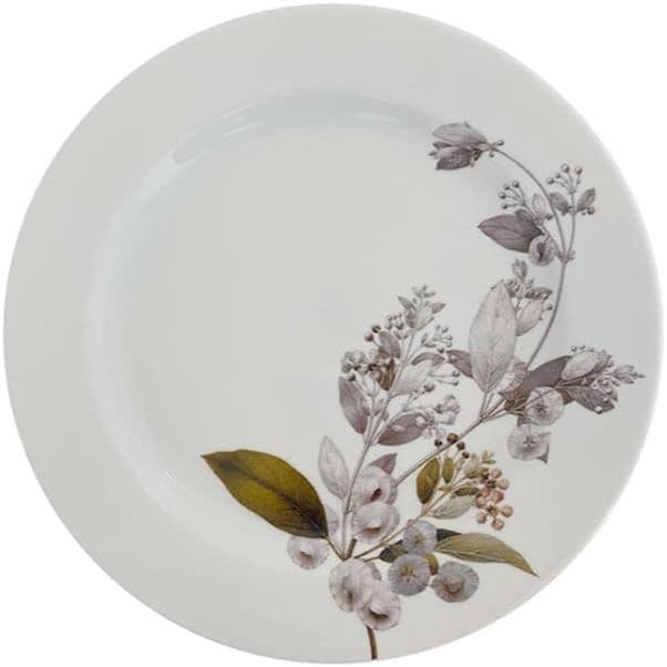 Prato de Sobremesa em Porcelana 21cm Capri