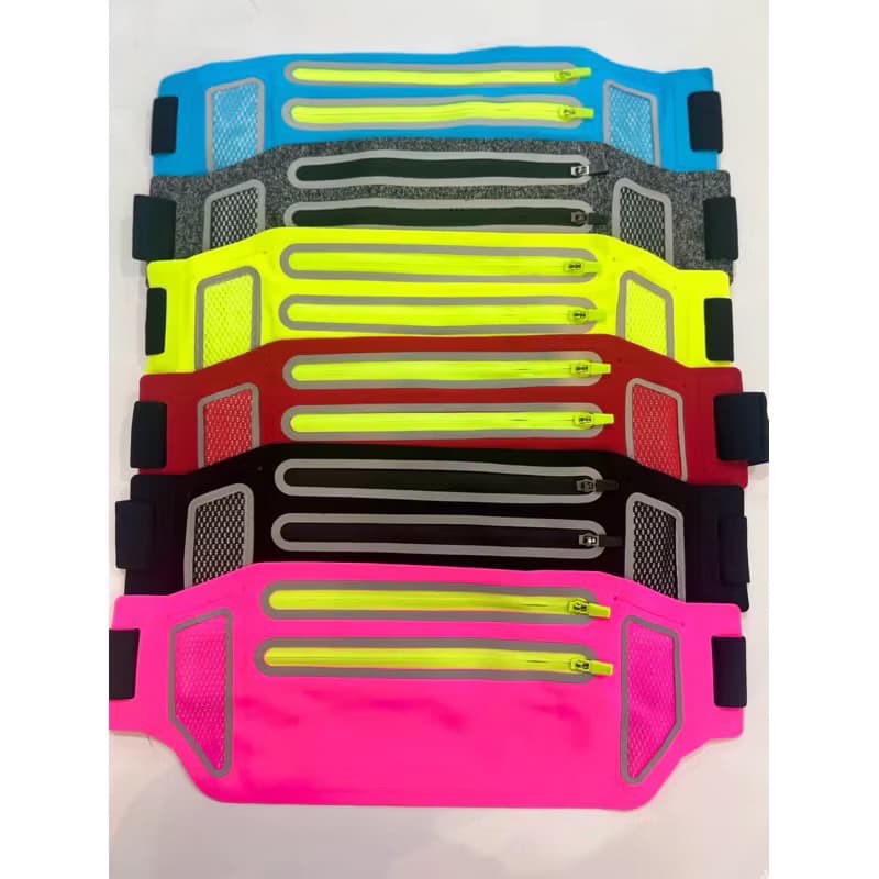 Pochete Bolso Duplo Alça Ajustável Viagens Corrida