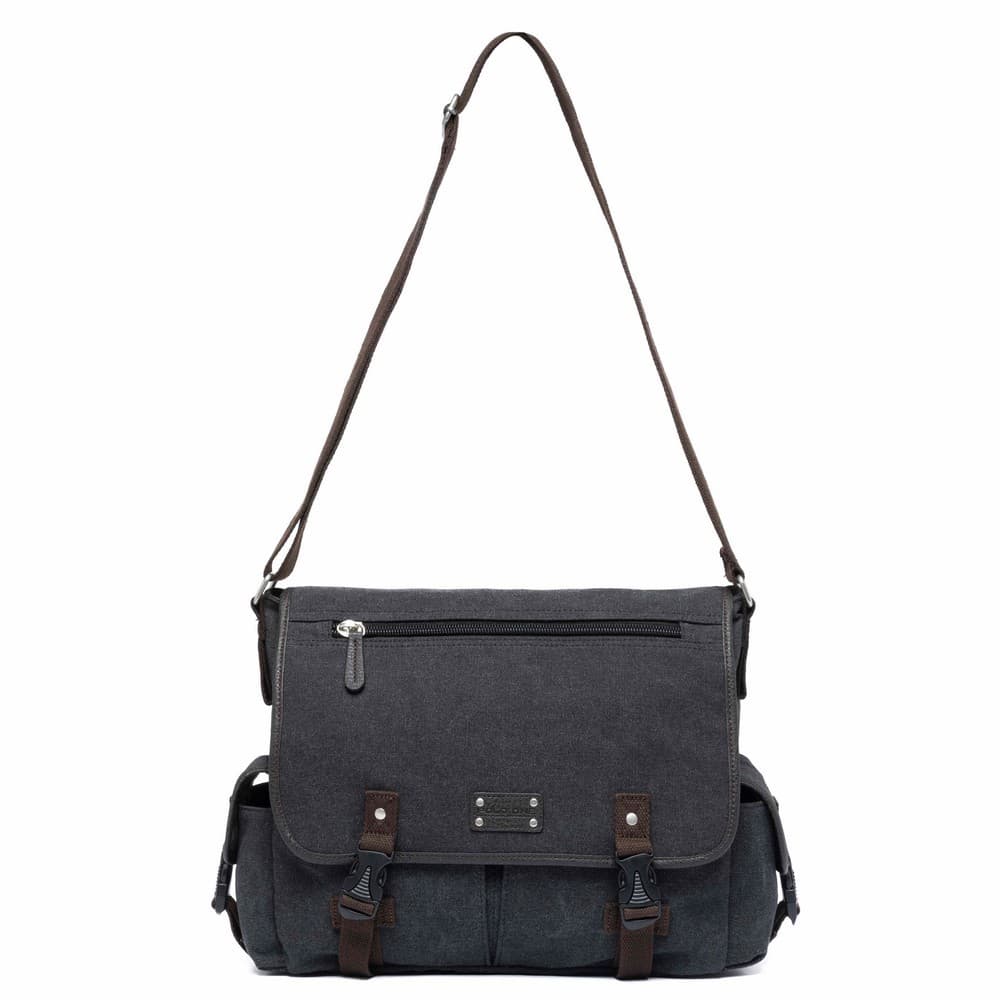 Mochila Transversal Espaçosa Reforçada Bolsa Ombro Trabalho