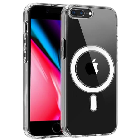 Kit Capa Capinha Transparente Magsafe Magnética Para iPhone 7 / 8 PLUS