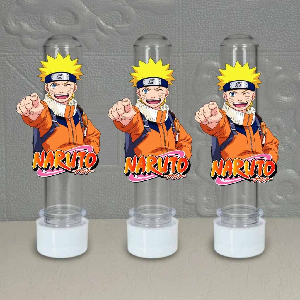 10 APLIQUE PARA TUBETE DE 13 CM-NÃO ACOMPANHA TUBETE/TEMA NARUTO