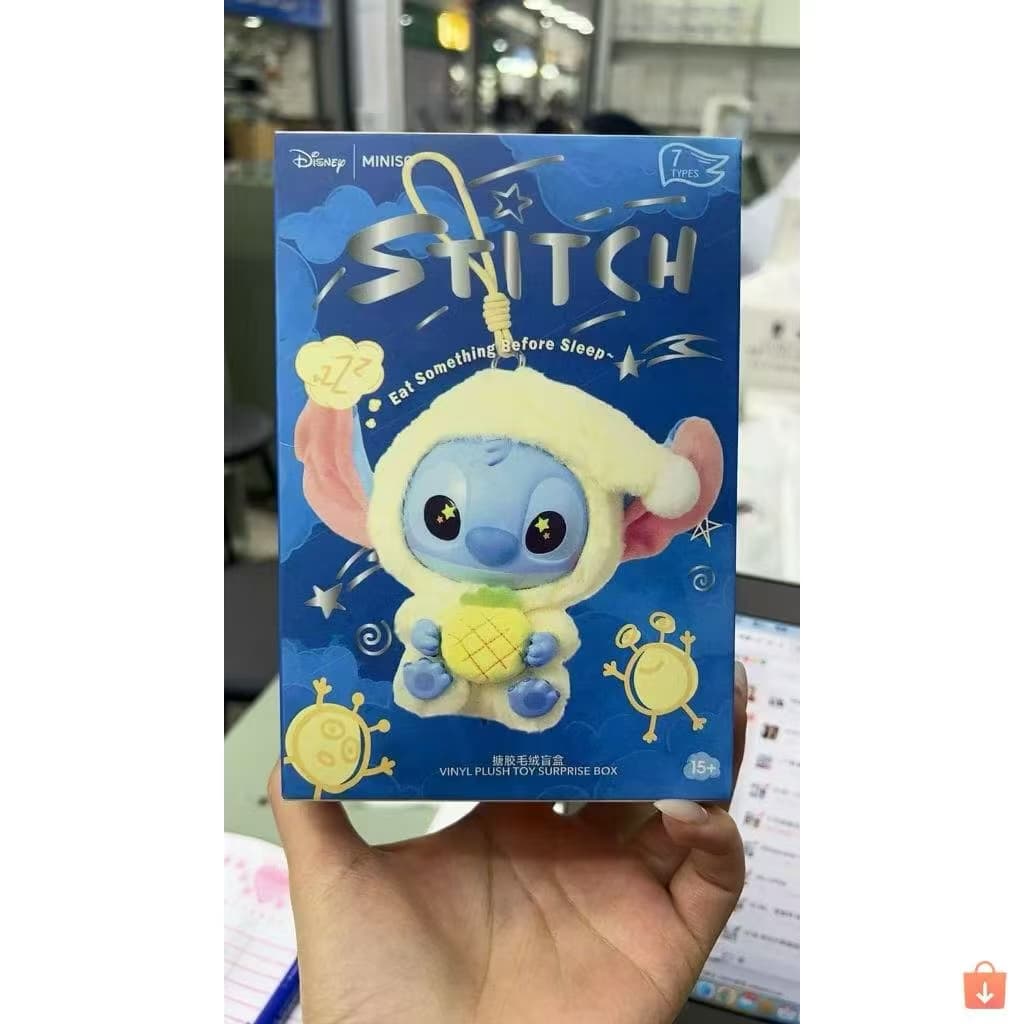 Disney Stitch Blind Box – Cute “Eat Something Before Sleep” Series | Surprise Figure Collectible