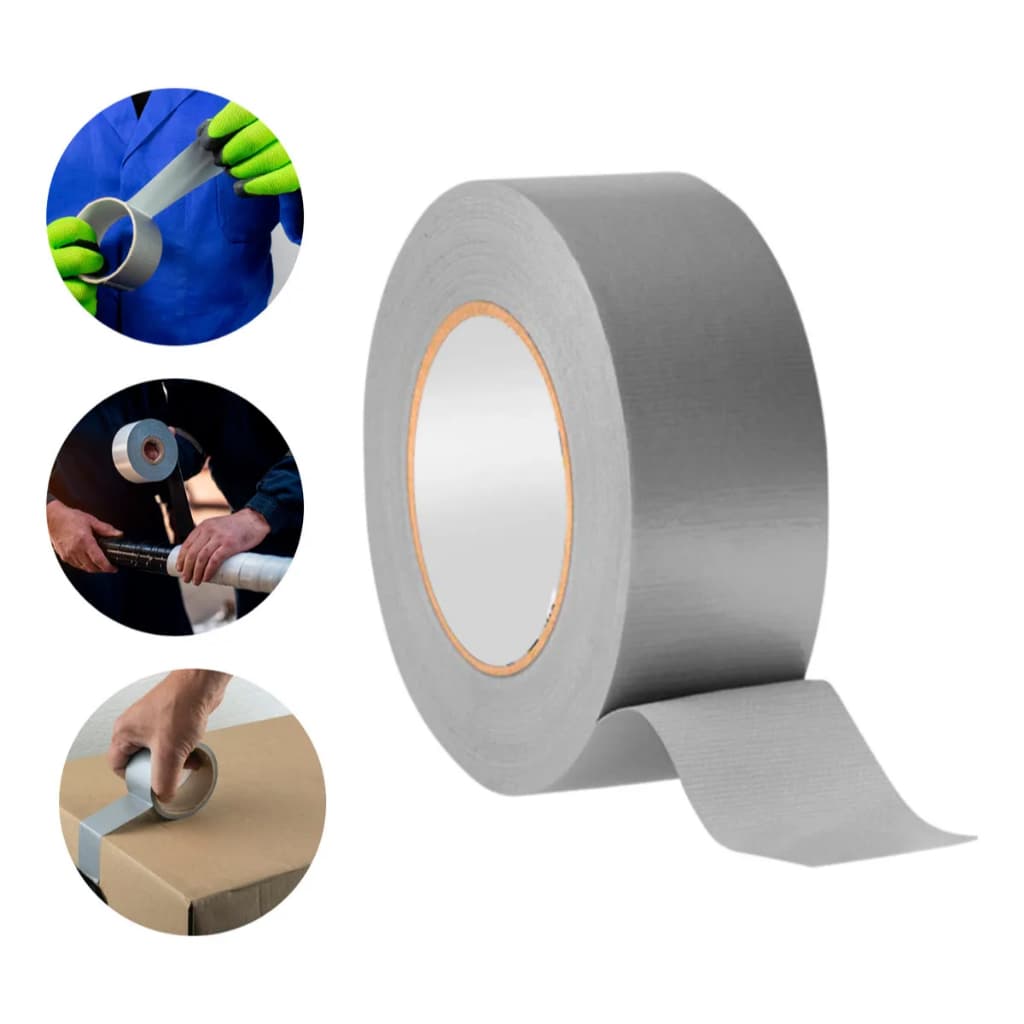 Fitas Silver Tape Multiuso Cinza 05 Metros 48 Mm Adesiva Uso Geral