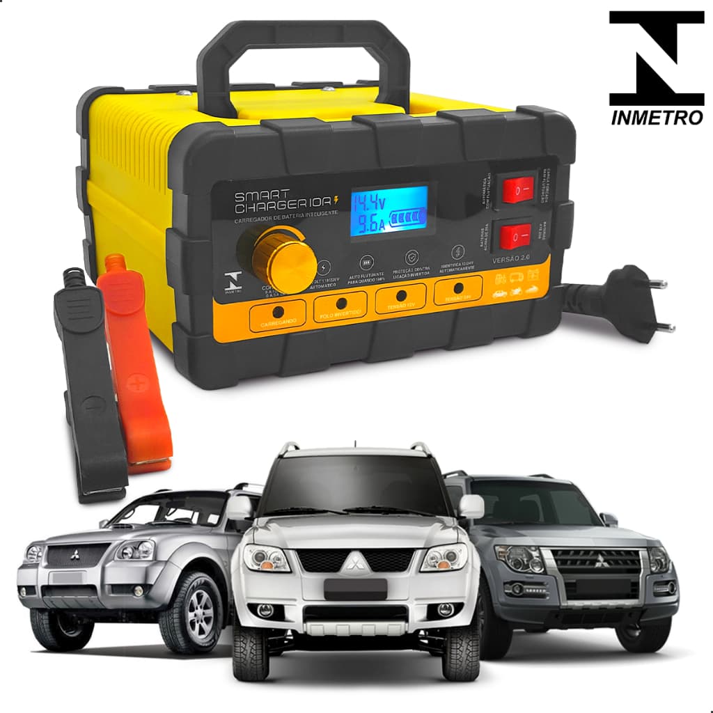 Carregador De Bateria Automotiva Estacionária 12/24v Nobreak