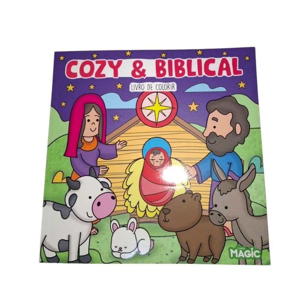 Livro de Colorir Bíblico Adulto Infantil Versículos e Histórias da Bíblia Antiestresse Cristão - Gospel - Evangélico
