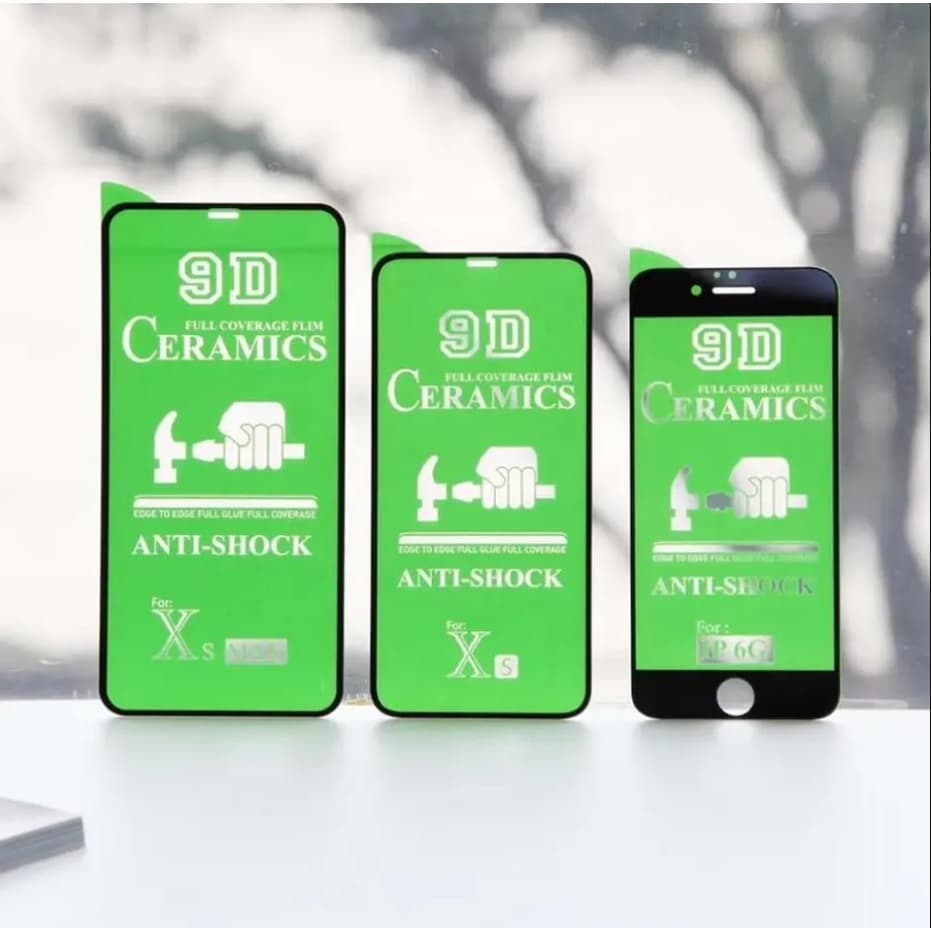 Película Cerâmica 3D/9D Flexível Compativel com iPhone 16 15 14 13 12 11 XR 16 Pro Max 15 Pro 7 Plus