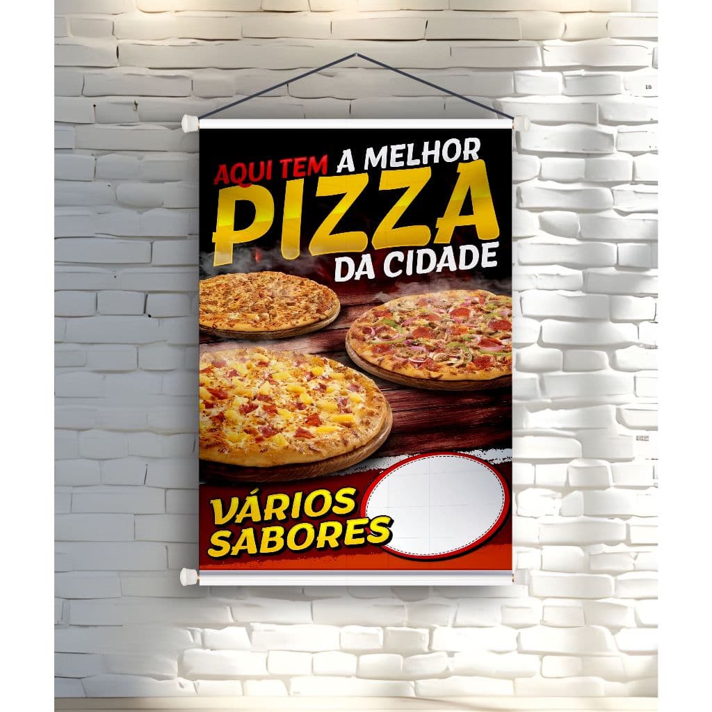 BANNER ARTE PRONTA - MELHOR PIZZA DA CIDADE