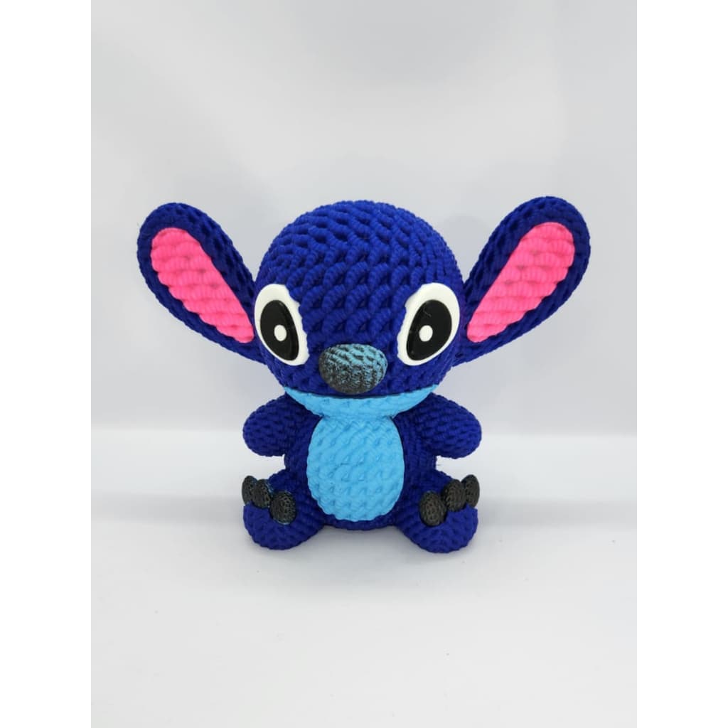 STITCH ESTILO AMIGARUMI COM 13CM
