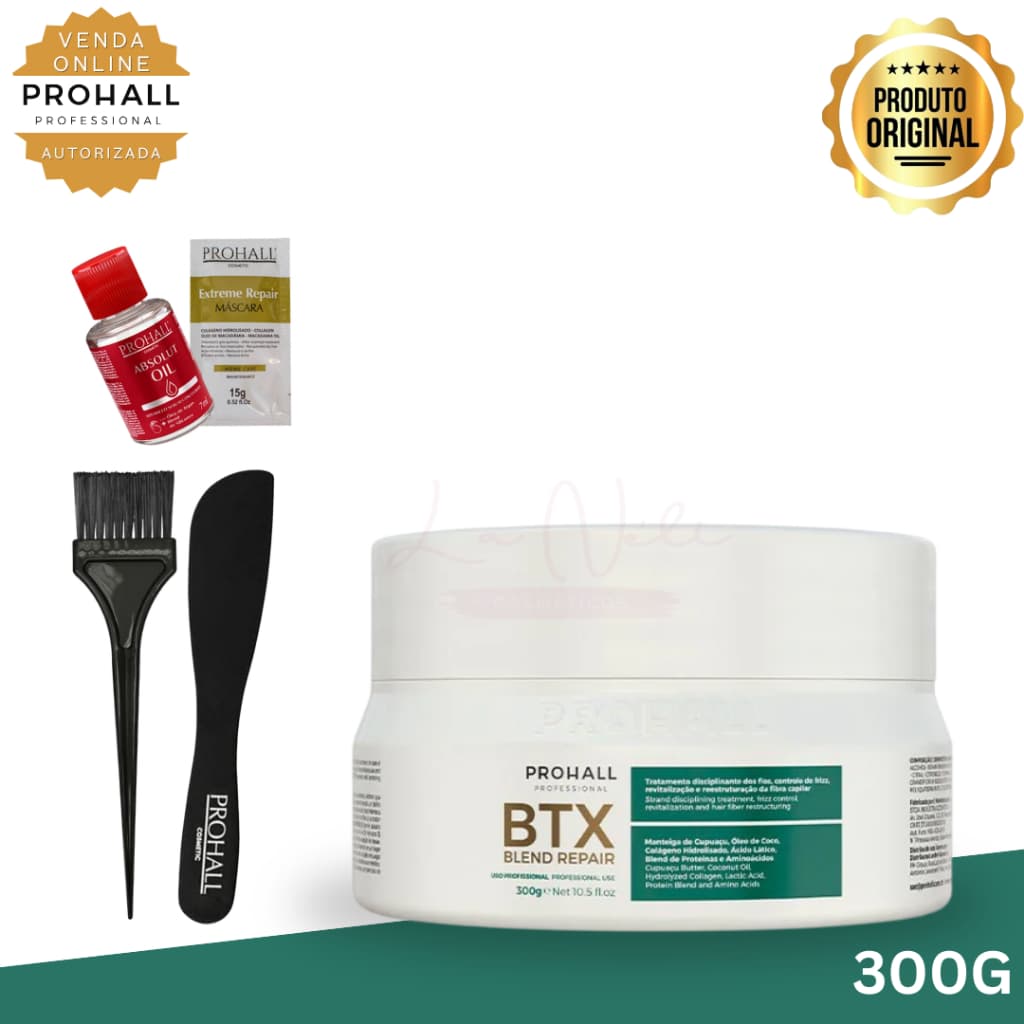 BTX Blend Repair Orgânico Antifrizz Prohall 300g