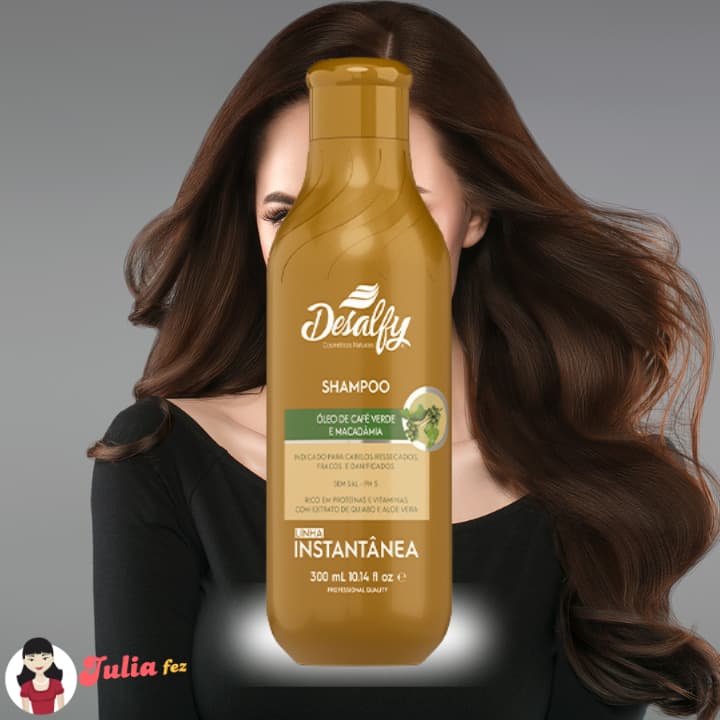 Shampoo Desalfy Hair Óleo de Café Verde e Macadamia 300ml