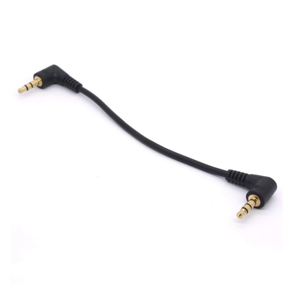 Cabo Adaptador Macho 3,5mm P2 Trs 20cm Som Microfone Celular Fone Câmera