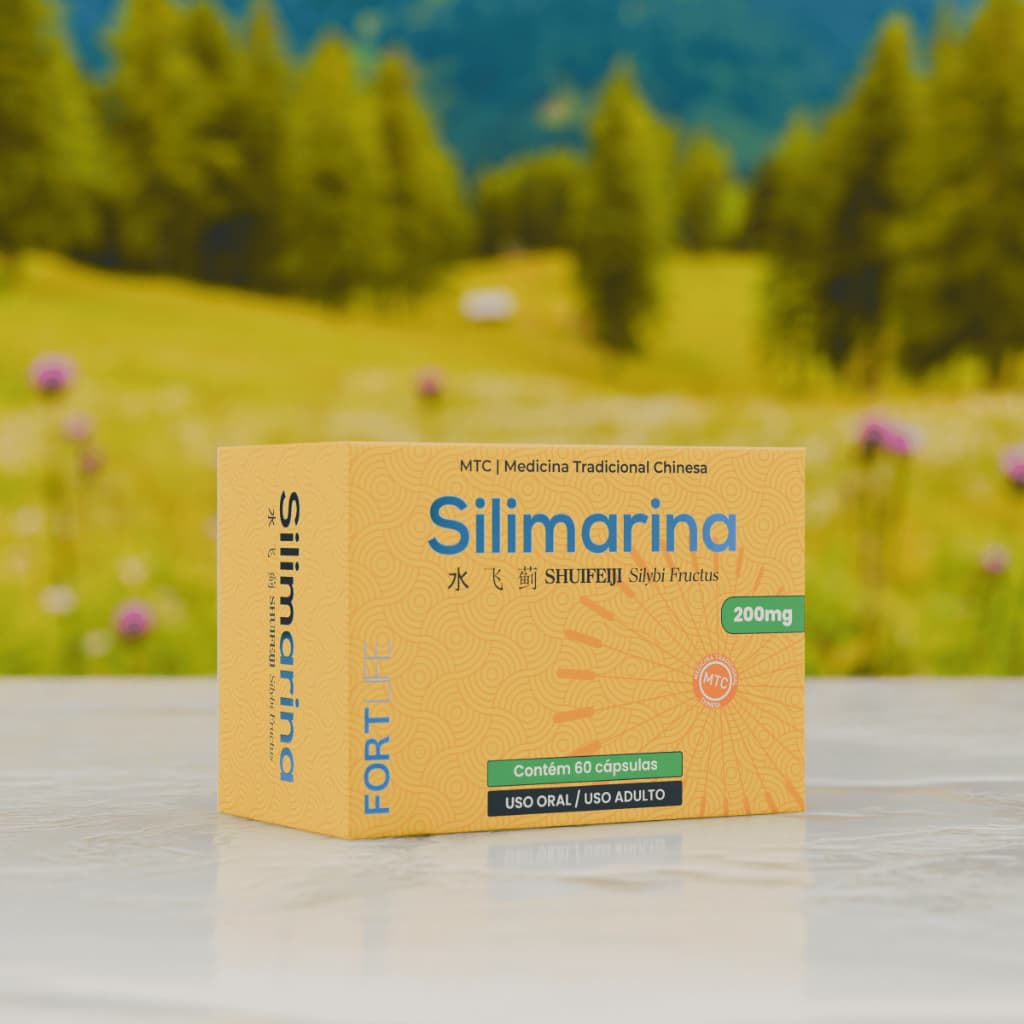 Silimarina 200mg (Hepatoprotetor) 60 Cápsulas FORTLIFE